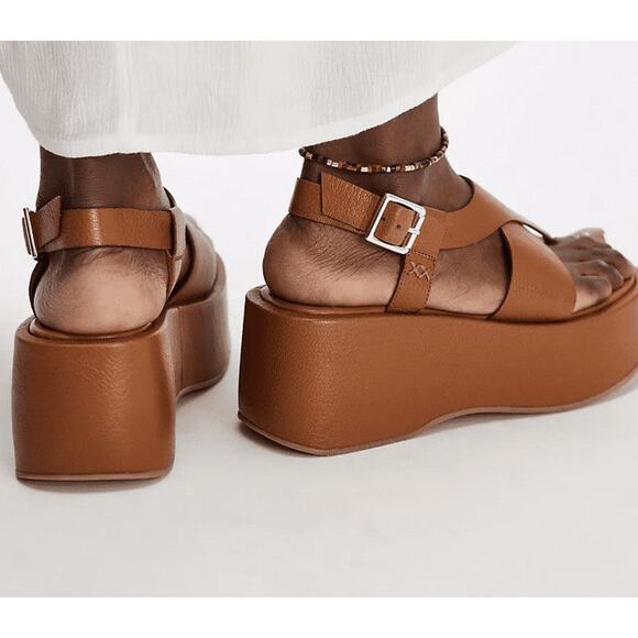 Free People Hold Platform Sandals - 9 - Picture 4 of 4